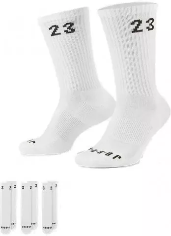 Jordan Essential Crew 3 Pack Socks White