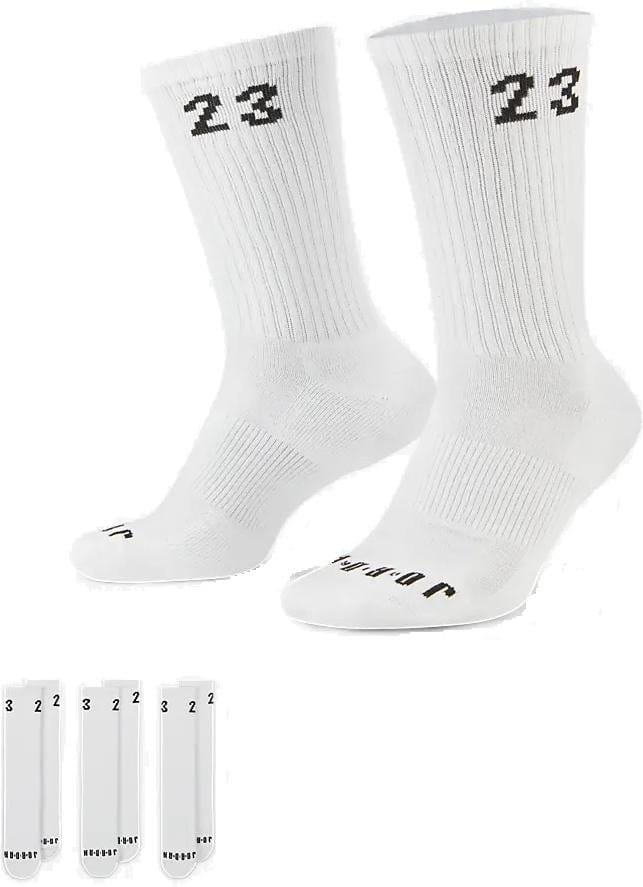 Skarpety Jordan Essential Crew 3 Pack Socks White