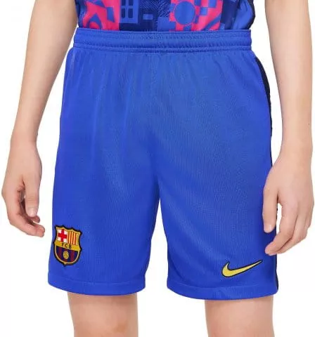 FC Barcelona 2021/22 Stadium Third Big Kids Soccer Shorts
