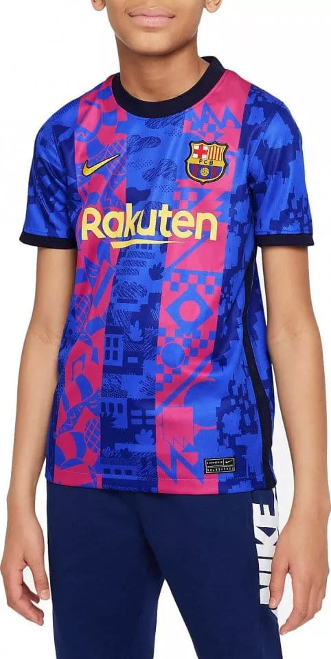 Koszulka Nike FC Barcelona 2021/22 Stadium Third Big Kids Soccer Jersey