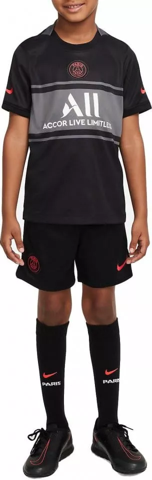 Zestaw Nike Paris Saint-Germain 2021/22 Third Little Kids Soccer Kit