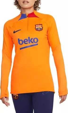 FC Barcelona Strike Women s Soccer Drill Top