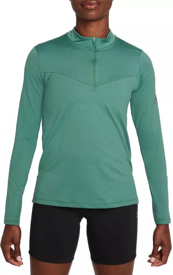 Langærmet T-shirt Nike W NK ELEMENT TRAIL MIDLAYER