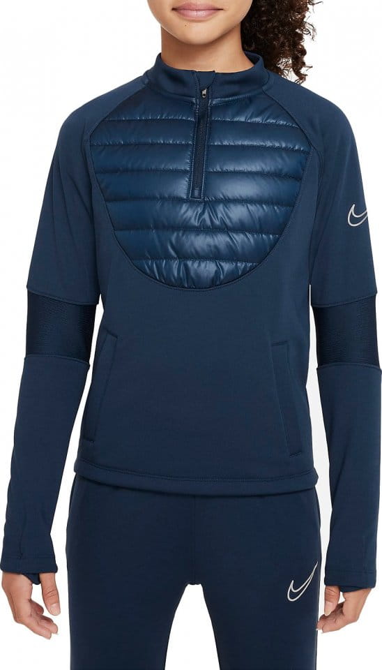 Nike Therma-Fit Academy Winter Warrior Big Kids Soccer Drill Top Hosszú ujjú póló