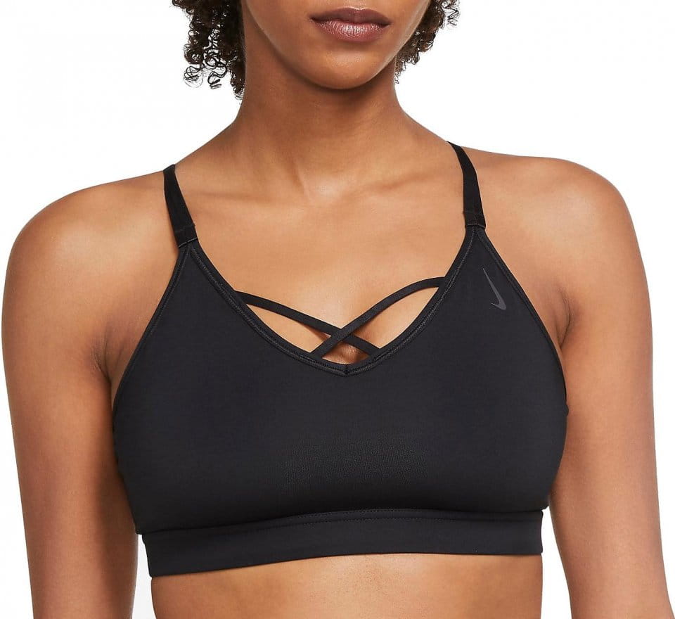 BH Nike Yoga Dri FIT Indy Women s Light Support Padded Strappy Sports Bra Top4Fitness