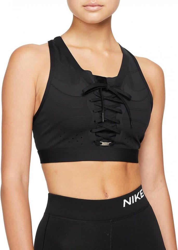 Biustonosz Nike Dri-FIT Swoosh Air Force 1 Women s Medium-Support Laced Sports Bra