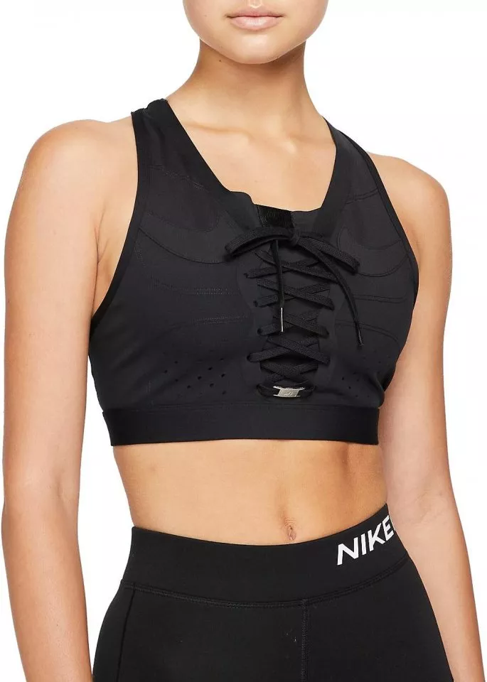 Biustonosz Nike Dri-FIT Swoosh Air Force 1 Women s Medium-Support Laced Sports Bra