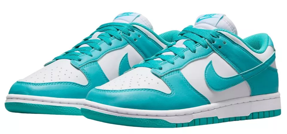 Size 7.5W/6M store - Nike Dunk Low Teal Blue/White (W) - SHIP FAST