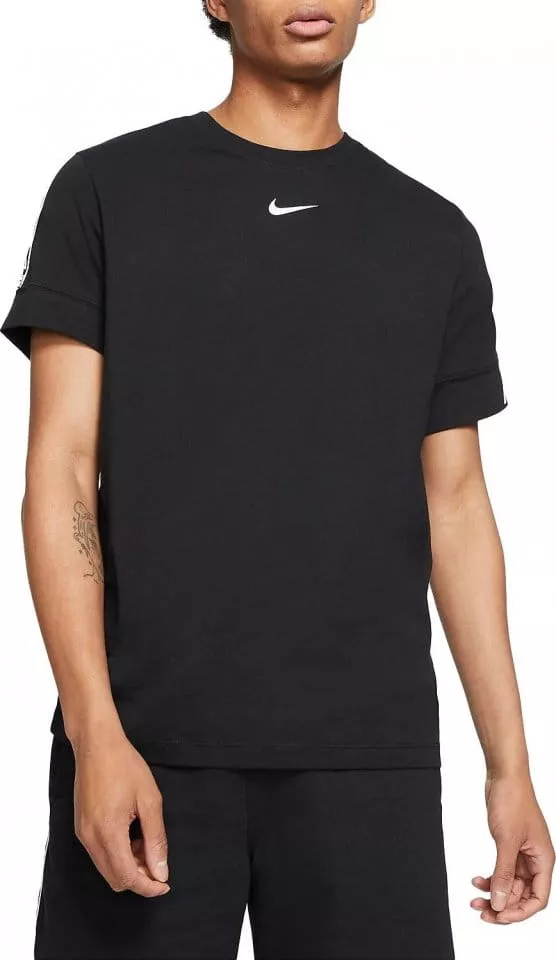 Nsw Repeat Tee Shirt Nike Homme Noir Nike Swoosh T Shirt Nike