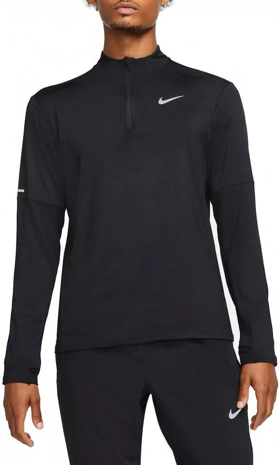 Long sleeve zip up running top sale