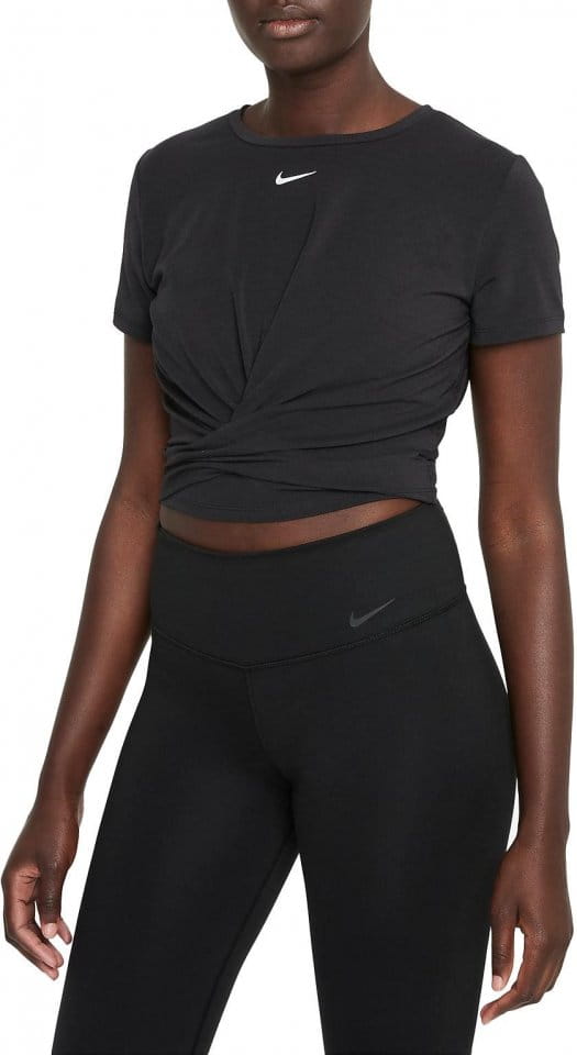 nike crop twist top