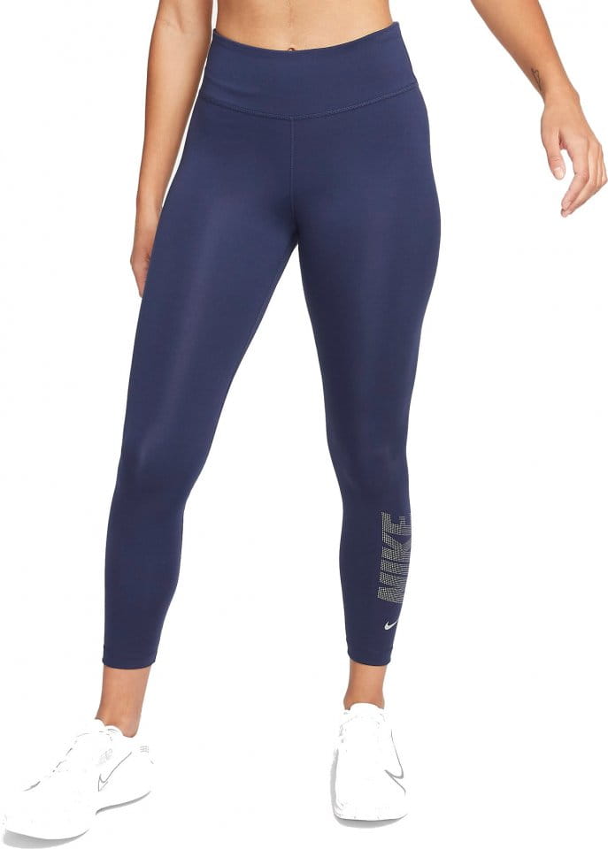 Nike Dri-FIT One Women's Mid-Rise 7/8 Graphic Leggings