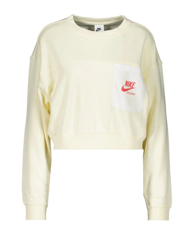 Nike heritage fleece crew on sale