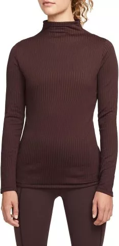 Yoga Luxe Dri-FIT Women s Long-Sleeve Ribbed Top