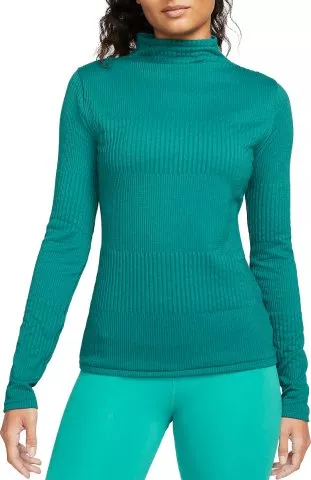 Yoga Luxe Dri-FIT Women s Long-Sleeve Ribbed Top