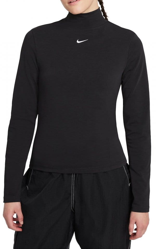Langærmet T-shirt Nike Sportswear Collection Essentials Women s Long-Sleeve Mock Top