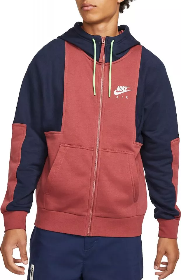 Hooded sweatshirt Nike Air Men s Brushed Back Fleece Full Zip Hoodie Top4Running