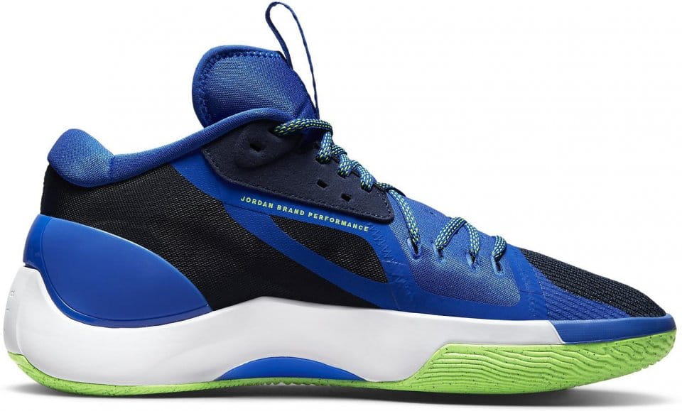 Zapatos de baloncesto Jordan Zoom Separate Blue Green
