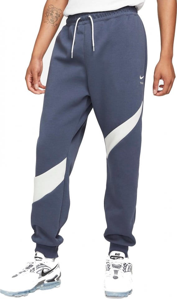 Nike double swoosh joggers blue sale