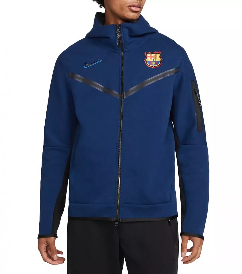 Hooded sweatshirt Nike FC Barcelona Tech Fleece Windrunner Hoodie 11teamsports.ie