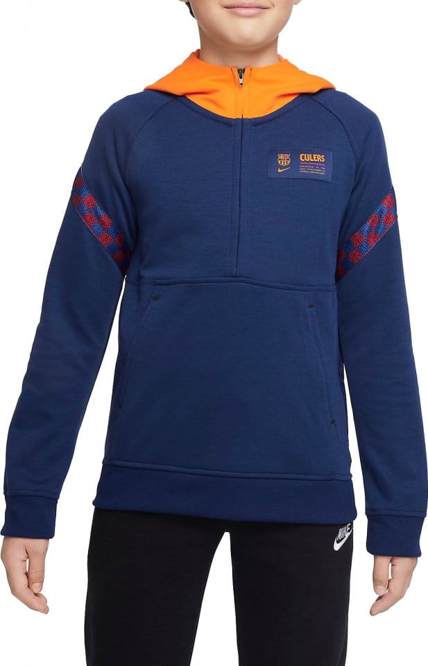 Dětská mikina s kapucí Nike FC Barcelona