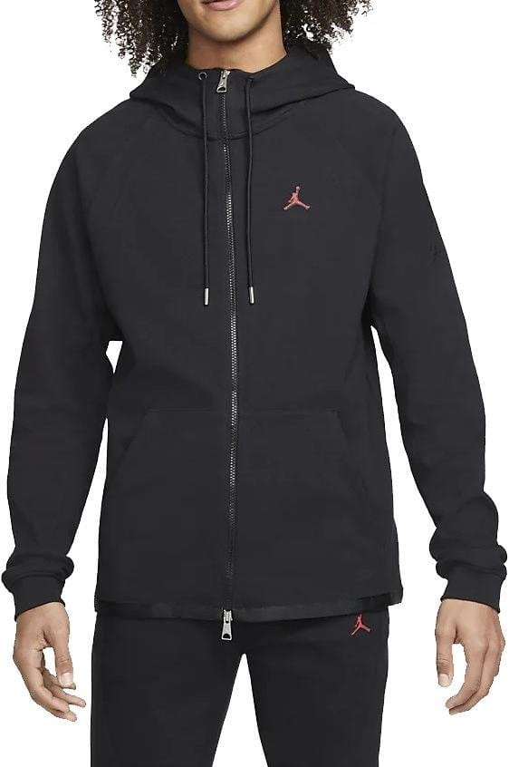 Kurtka z kapturem Jordan Essentials Warmup Jacket Black Red