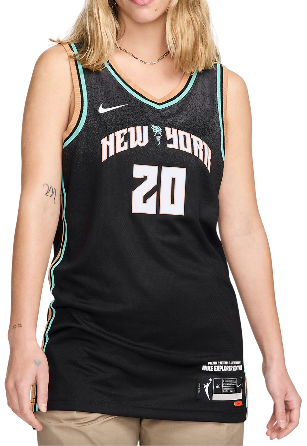 Trøje Nike New York Liberty Explorer Edition Women's Dri-FIT WNBA Victory Jersey