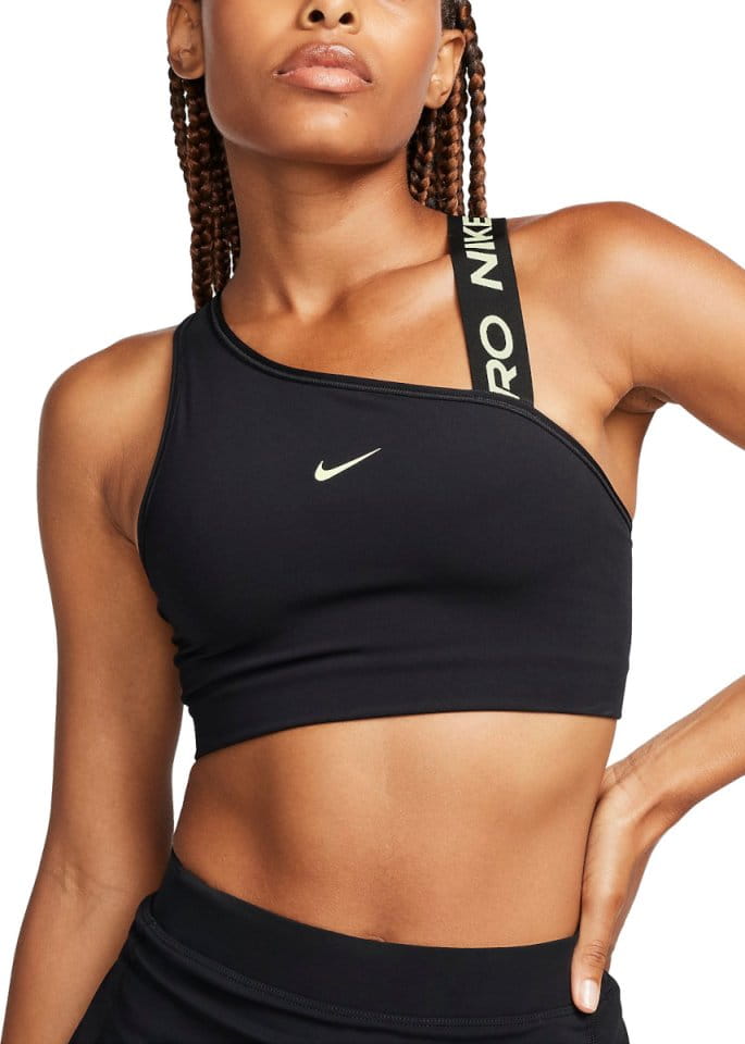 〈 NIKE 〉 CROP TOP BRA ホワイト&ブラック 2枚セット Nike W NP DF SWSH ASYMMETRIC BRA - Top4Running.com