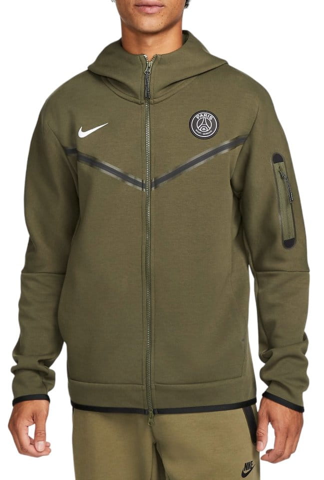 Bluza z kapturem Nike PSG M NSW TCH FLC HOODIE FZ WR CL