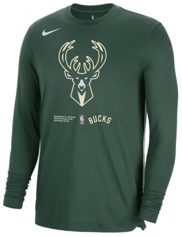 MILWAUKEE BUCKS MEN'S DRI-FIT NBA LONG-SLEEVE TOP