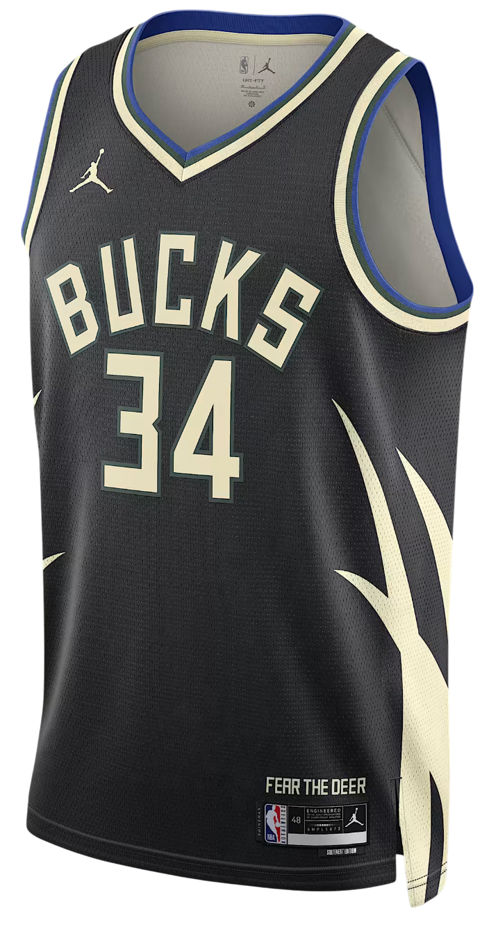 Trikot Jordan NBA Milwaukee Bucks Antetokounmpo Jersey