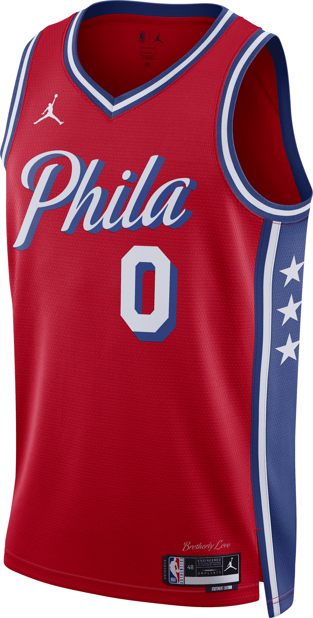 T-shirt Jordan NBA Philadelphia 76ers Statement Edition Swingman Jersey