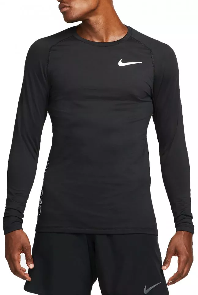 Long sleeve T shirt Nike Pro Warm Sweatshirt Schwarz F010 Top4Running