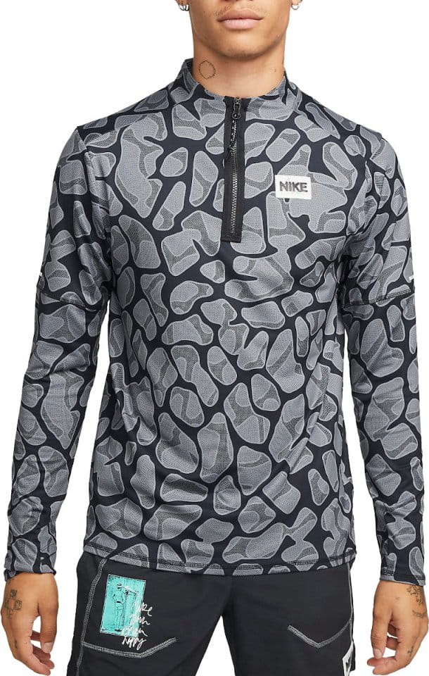Langærmet T-shirt Nike Dri-FIT Element D.Y.E. Men s 1/2-Zip Running Top
