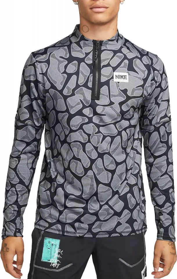 Langærmet T-shirt Nike Dri-FIT Element D.Y.E. Men s 1/2-Zip Running Top
