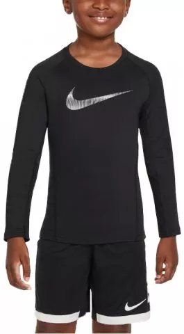 nike pro warm crew sweatshirt kids 534373 dv3244 010 480