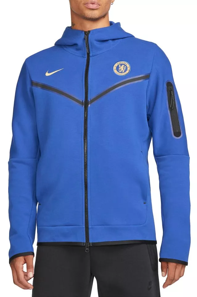 Sweatshirt med huva Nike CFC M NSW TCH FLC HOODIE FZ WR