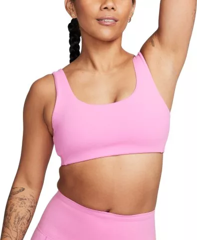 NIKE W NK DF SWSH NONPDED BRA, Purple Women's Sports Bras