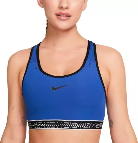 Odlo Padded Medium Impact Sports Bra Blue