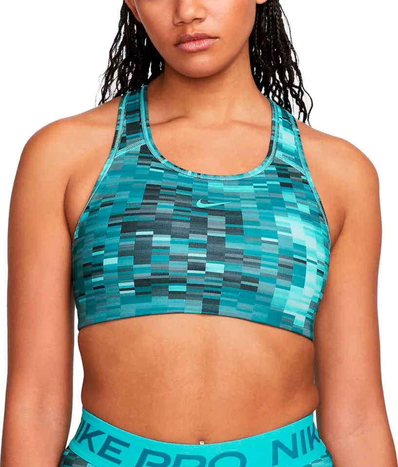 Nike Swoosh Women Medium-Support 1-Piece Pad Allover Print Bra