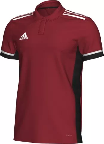 adidas tracksuit mt19 poloshirt damen dunkelrot 695142 dw6776 480