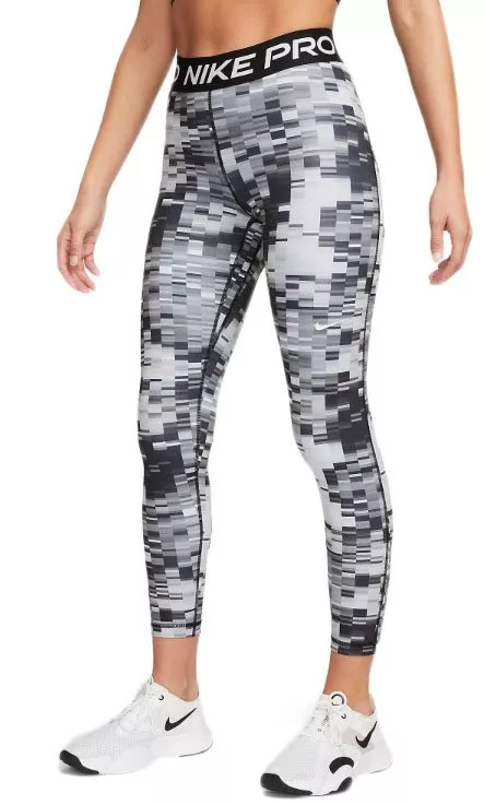 Κολάν Nike Pro Women s Mid-Rise 7/8 Allover Print Leggings