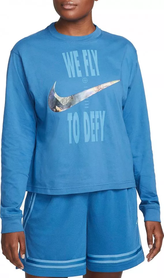 Langarm-T-Shirt Nike Swoosh Fly Women s Boxy Long-Sleeve T-Shirt