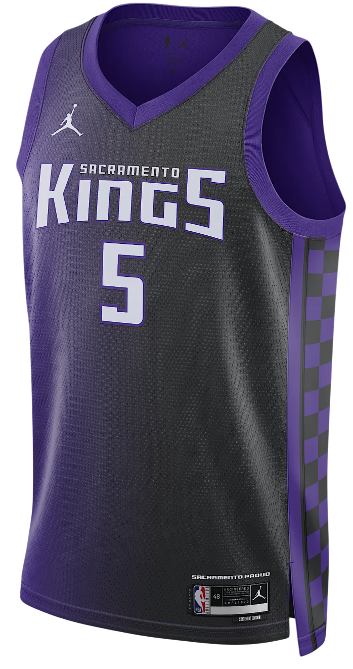 Tröja Jordan NBA Sacramento Kings Deaaron Fox Jersey