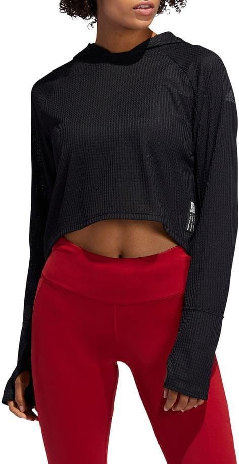 Sweatshirt med huva adidas ADAPT TO CHAOS HOODIE