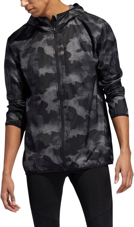Hupullinen takki adidas OWN THE RUN JKT