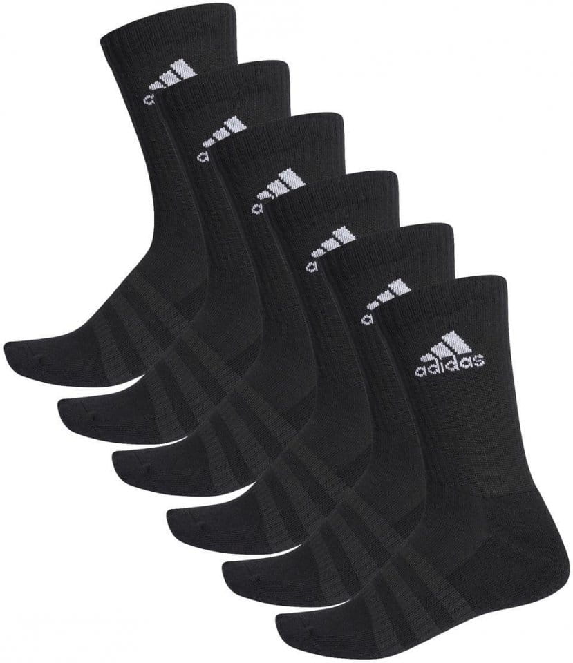 Calcetines adidas CUSH CRW 6PP BLACK/BLACK/BLACK/BL