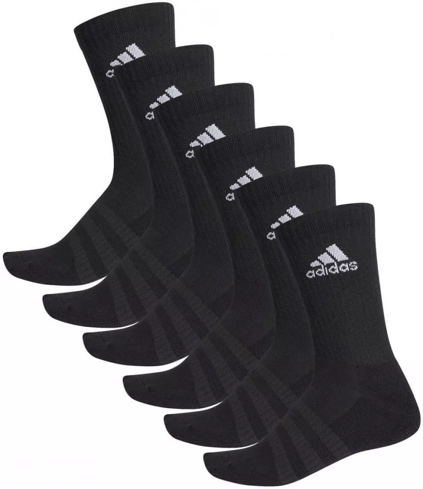 Calcetines adidas CUSH CRW 6PP BLACK/BLACK/BLACK/BL