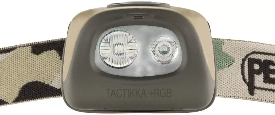 Lanterna frontal de corrida Petzl TACTIKKA + RGB HEADLAMP CAMOUFLAGE