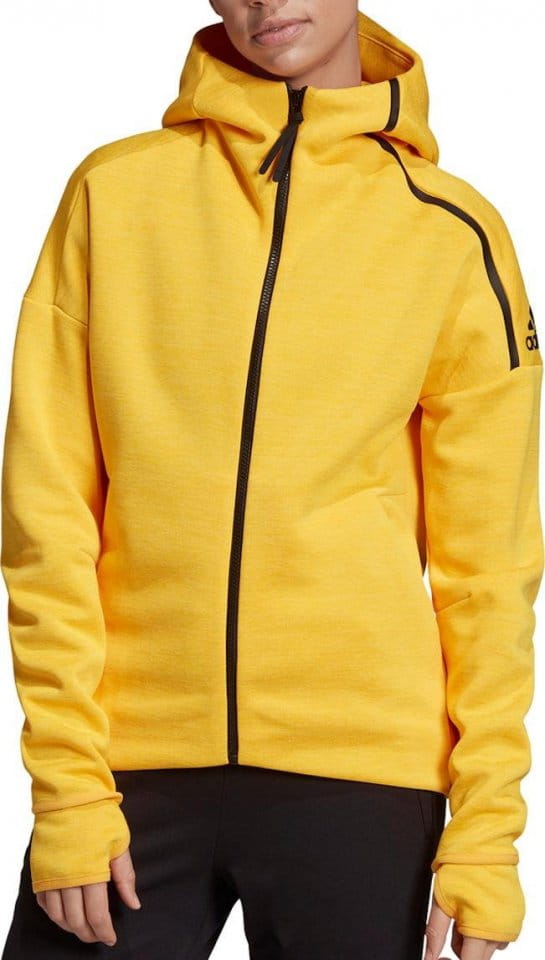 Sudadera con capucha adidas Sportswear W Zne Hd FR ACTGOL/BOGOLD